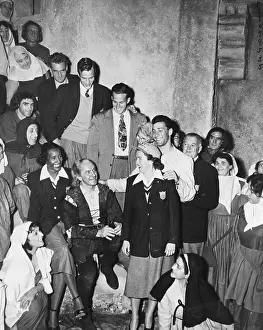 Olympians with Actor Frederic Marsh