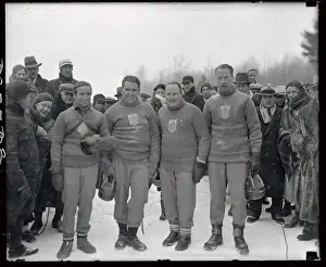 Colonel Prints: Olympic Bob Sled Team Posing Together