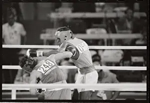 Olympic Boxer Gnohere Sery Punching Salulolo Aumua