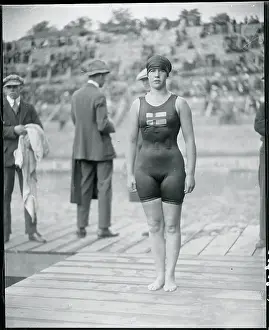 Patience Prints: Olympic Diver in 1920