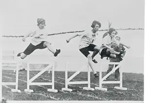 Monaco Prints: Olympic Female Hurdle Race
