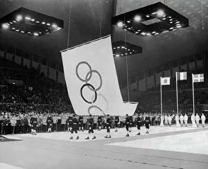 Grenoble Prints: Olympic Flags in Closing Ceremonies