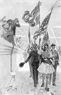 Athens Prints: Olympic Games of 1896 by Andre Castaigne