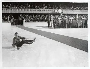 Olympic Italian Speed Skater Guido Caroli Fell While Carrying Torch