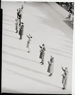 Cards Prints: Olympic Judges Holding Up Score Cards