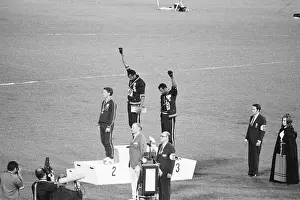 Ceremony Prints: Olympic Medalists Giving Black Power Sign