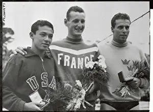 Olympic Men's 400 Meter Winner Jean Boiteux