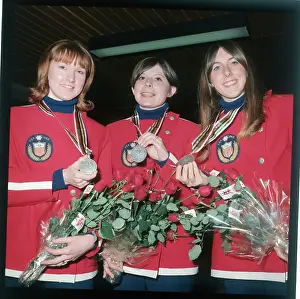 Grenoble Prints: Olympic Speed Skating Silver Medalists