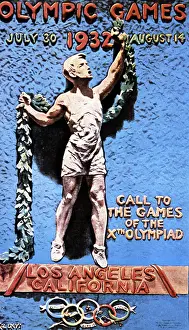 Sports Posters Prints: Olympic summer games Los Angeles 1932