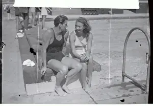 Olympic Swimmer and Runner Chatting
