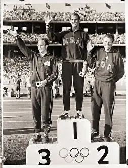 Gold Medal Prints: Olympic Winners on Winners Podium