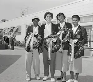 Olympic Women's Team Posing Together