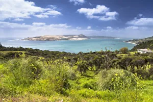 Images Dated 7th January 2013: Omapere and Hokianga Harbour, Omapere, Northland Region, New Zealand