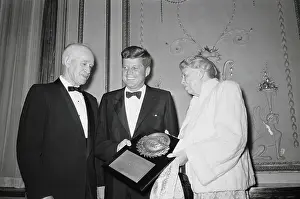 Omar Bradley Receiving Award