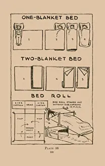 Rest Prints: One-Blanket, Two-Blanket Bed