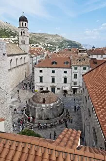 Images Dated 11th September 2009: Onofrios Fountain, Old City of Dubrovnik, Croatia