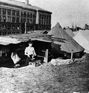 America H Prints: Open-Air Canteen
