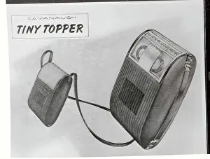Open and Closed View of a Portable Radio