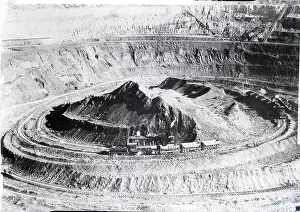Minnesota Prints: Open Pit Iron Mine