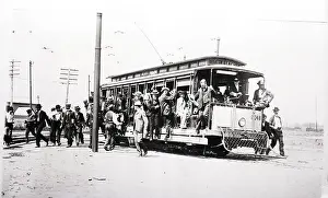 Brooklyn Prints: Open Trolley To Brighton Beach