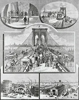 Brooklyn Prints: Opening Day for Brooklyn Bridge