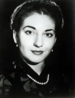 Opera Singer Maria Callas