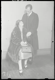Admiration Prints: Opera Star James Wolfe Posing with His Wife Beatrice Fairfax