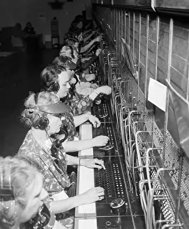 Switchboard Prints: Operators At The Capitol Switchboard