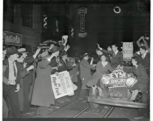 1936 Us Presidential Election Prints: Opposing Factions Before the Pending Election