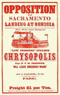Sacremento Prints: Opposition to Sacramento Landing at Benicia...Chrysopolis