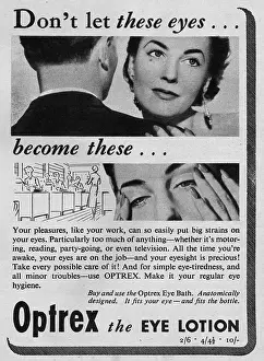 Slogan Prints: Optrex Eyes