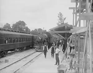 Scaffolding Prints: Orange Blossom Special Train Departing
