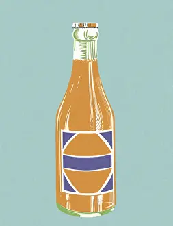 Orange Soda Bottle