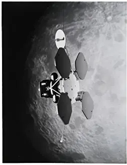 Nasa Prints: Orbital Camera above Moon
