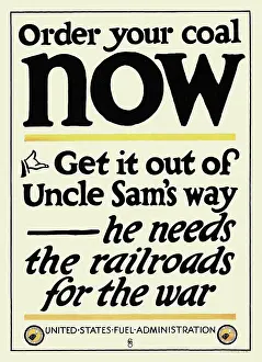 Railroads Prints: Order Your Coal Now