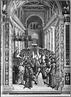 Siena Prints: The Ordination of Pope Pius II