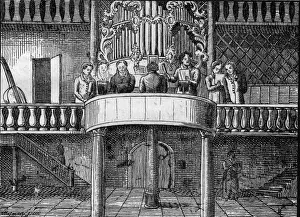 Organist Prints: Organ And Choir