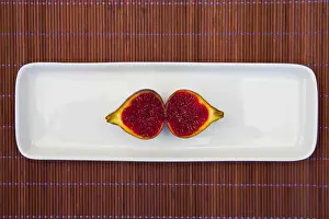 Half Prints: Organic fig, cut
