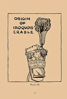 Iroquois Prints: Origin of Iroquois Cradle