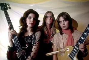 Original lineup of the rock band The Runaways
