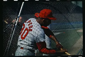 Orlando Cepeda in Batting Practice