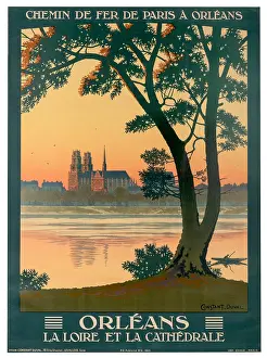 Gado Posters Prints: Orleans And Loire River Poster