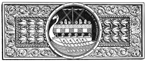 Carving Craft Product Gallery: Ornament with Phoenician galley
