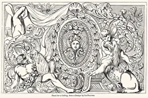 ORNAMENTAL COMPOSITION : DESIGN ELEMENT (High resolution with lots of details)