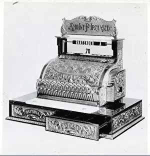 Ornate, Old-Fashioned Cash Register