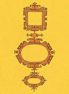 Three Ornate Picture Frames