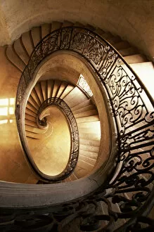 Spiral Stair Abstracts Collection: Ornate Spiral Staircase