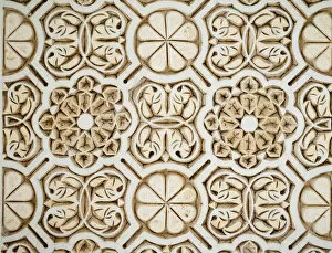 Images Dated 2nd March 2014: Ornate stone, Medina, Marrakech, Marrakech-Tensift-Al Haouz, Morocco