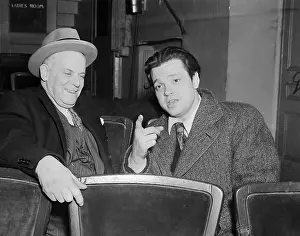 Charles B Prints: Orson Welles with Charles B. Cochran