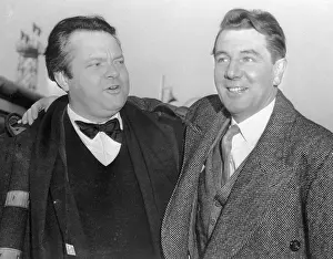 Departure Prints: Orson Welles with Michael Redgrave Leaving London